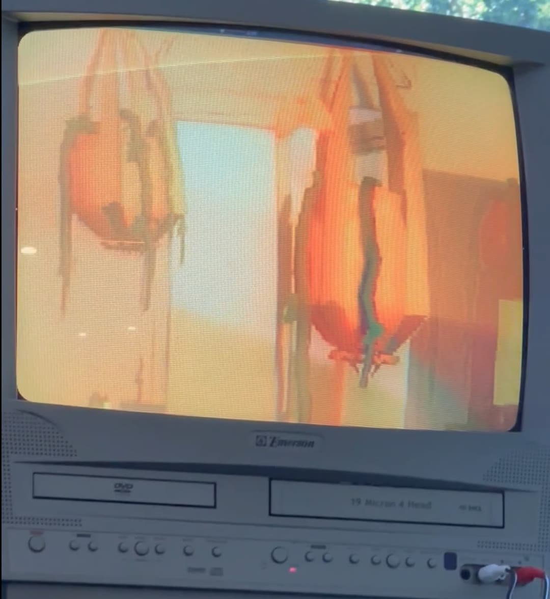 CRT Game on television screens